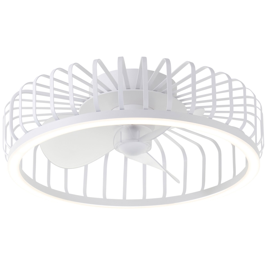 Brilliant - LED stropna svjetiljka s ventilatorom CAPO s prigušivanjem LED/36W/230V 2700-6500K Ø 48 cm bijela + daljinski upravljač