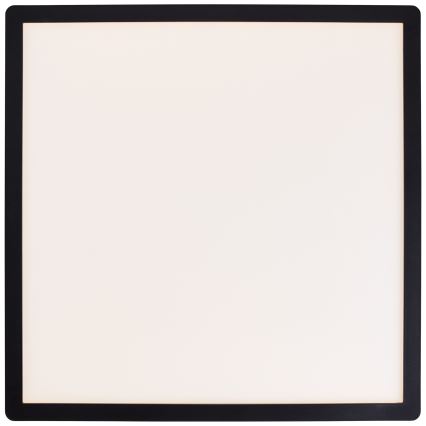 Brilliant - LED prigušivo stropno svjetlo SORELL LED/24/230V 3000-6500K 42x42 cm crna + daljinski upravljač