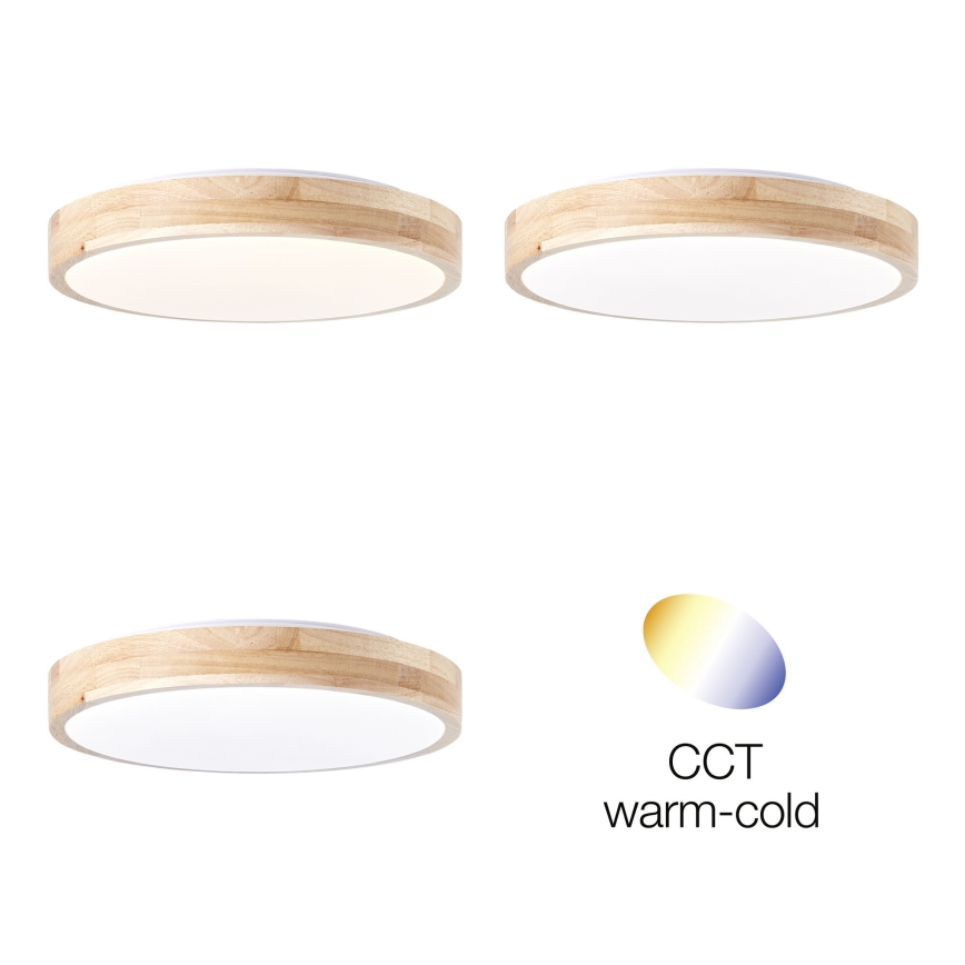 Brilliant - LED Stropna svjetiljka SLIMLINE LED/14W/230V 3000/4000K kaučukovac - FSC certificirano