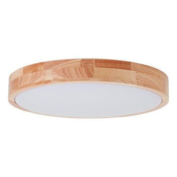 Brilliant - LED stropna svjetiljka SLIMLINE LED/22W/230V Ø 39 cm kaučukovo drvo