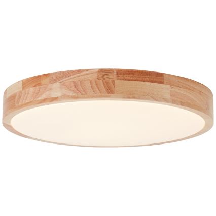 Brilliant - LED stropna svjetiljka SLIMLINE LED/22W/230V Ø 39 cm kaučukovo drvo