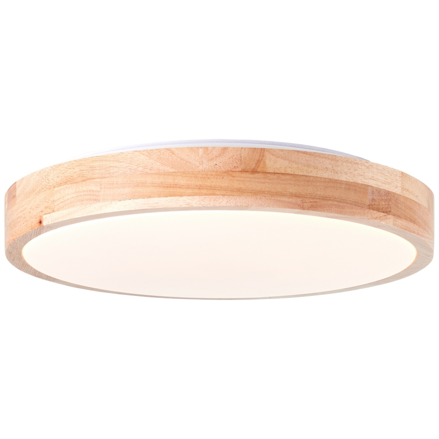 Brilliant - LED stropna svjetiljka SLIMLINE LED/24W/230V Ø 34,5 cm kaučukovo drvo