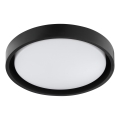 Brilliant - LED stropna svjetiljka SONORA LED/12W/230V 3000K Ø 31 cm crna