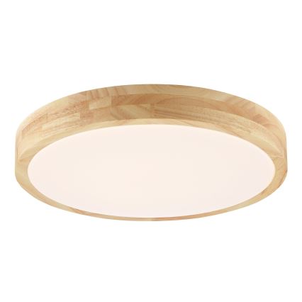 Brilliant - LED stropno svjetlo za kupaonicu MOREEN LED/18W/230V 2700/4000/6500K promjer 34 cm IP44 kaučukovo drvo