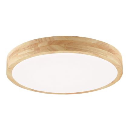 Brilliant - LED stropno svjetlo za kupaonicu MOREEN LED/18W/230V 2700/4000/6500K promjer 34 cm IP44 kaučukovo drvo