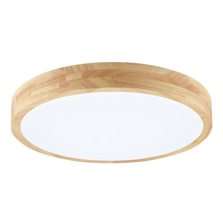 Brilliant - LED stropno svjetlo za kupaonicu MOREEN LED/18W/230V 2700/4000/6500K promjer 34 cm IP44 kaučukovo drvo
