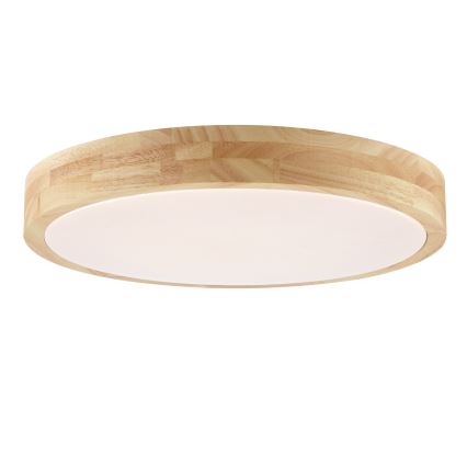 Brilliant - LED stropno svjetlo za kupaonicu MOREEN LED/18W/230V 2700/4000/6500K promjer 34 cm IP44 kaučukovo drvo