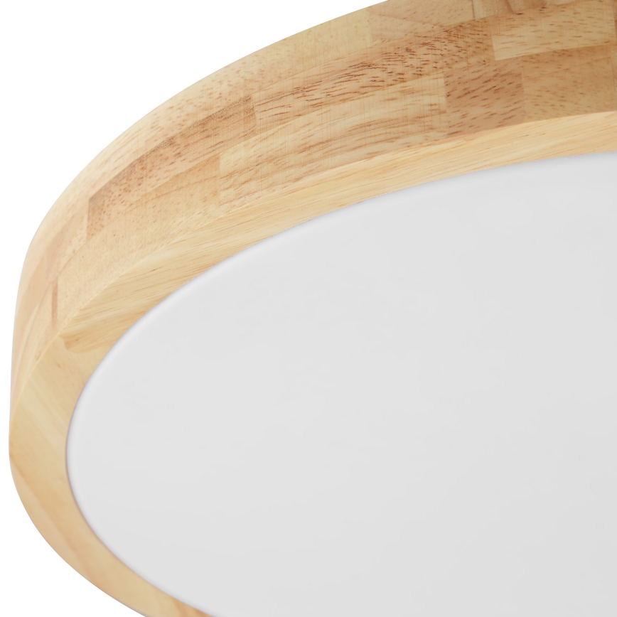Brilliant - LED stropno svjetlo za kupaonicu MOREEN LED/18W/230V 2700/4000/6500K promjer 34 cm IP44 kaučukovo drvo