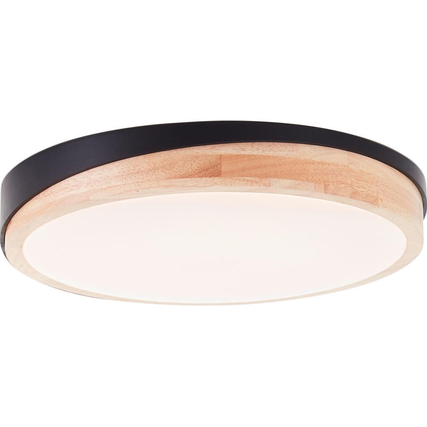 Brilliant - LED stropna svjetiljka s prigušivanjem BAARLO LED/24W/230V promjer 35 cm crna/gumeni drvo