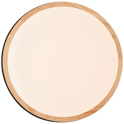 Brilliant - LED stropna svjetiljka s prigušivanjem BAARLO LED/24W/230V promjer 35 cm crna/gumeni drvo