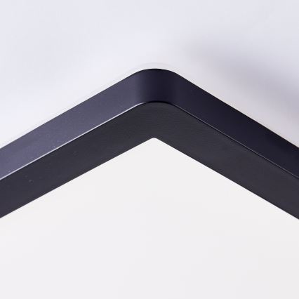 Brilliant - LED stropno svjetlo MILTON LED/24W/230V 42x42 cm crno