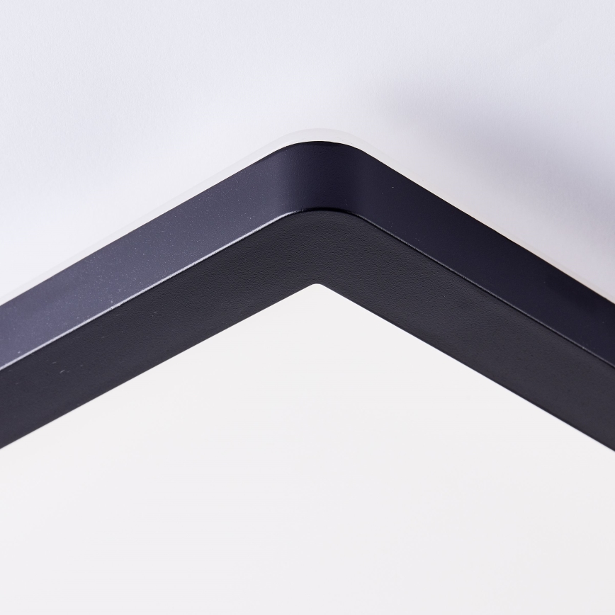 Brilliant - LED stropno svjetlo MILTON LED/24W/230V 42x42 cm crno