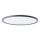 Brilliant - LED stropno svjetlo MILTON LED/24W/230V promjer 42 cm crno