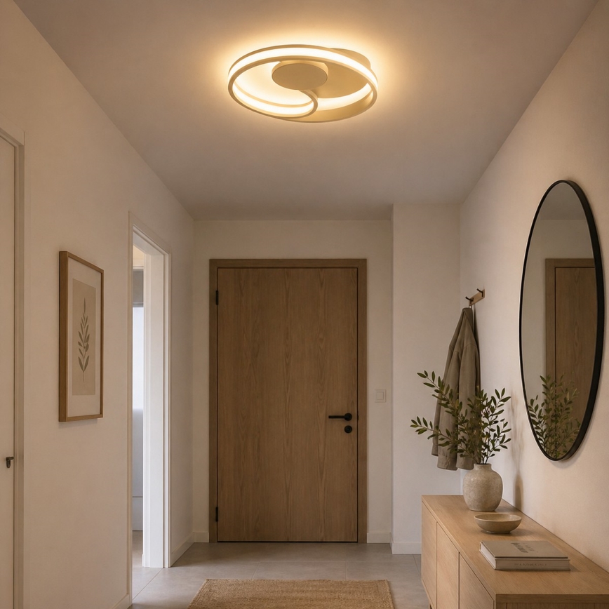 Brilliant - LED stropno svjetlo REVOLA LED/33W/230V 3000/4000/6500K Ø 40 cm bež