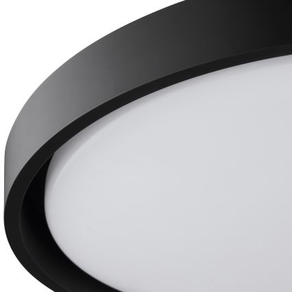 Brilliant - LED stropna svjetiljka SENORA LED/24W/230V 2700/4000/6500K Ø 41 cm crna