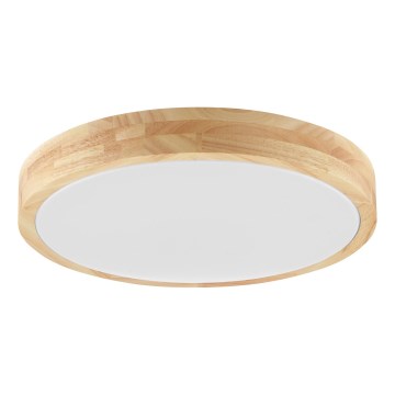 Brilliant - LED stropno svjetlo za kupaonicu MOREEN LED/18W/230V 2700/4000/6500K promjer 34 cm IP44 kaučukovo drvo