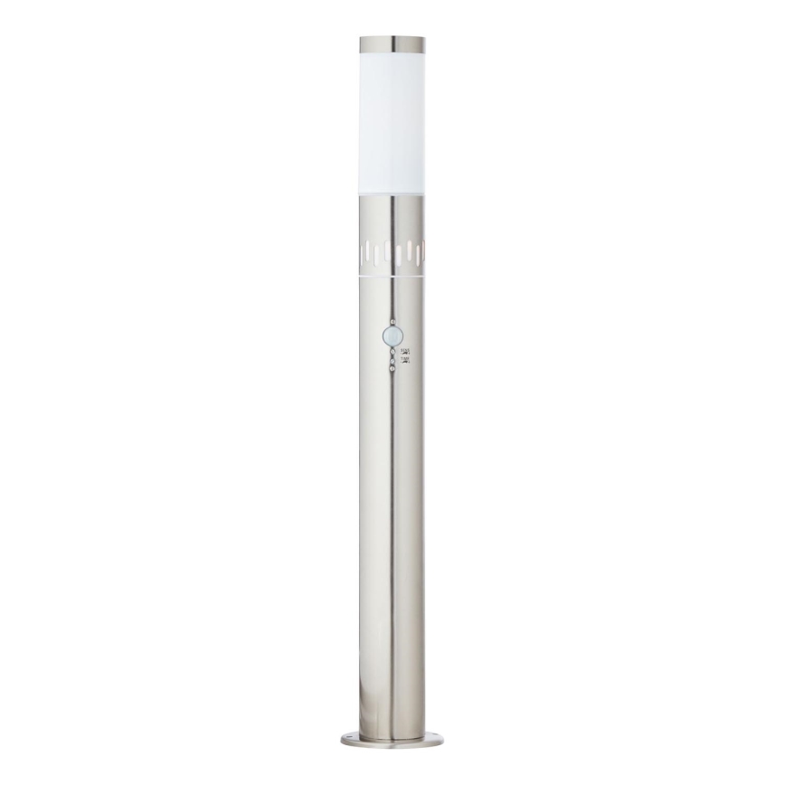 Brilliant - LED Vanjska lampa sa senzorom LEIGH LED/0,9W/230V + 1xE27/11W 80 cm IP44 sjajni krom