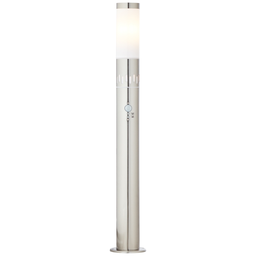 Brilliant - LED Vanjska lampa sa senzorom LEIGH LED/0,9W/230V + 1xE27/11W 80 cm IP44 sjajni krom