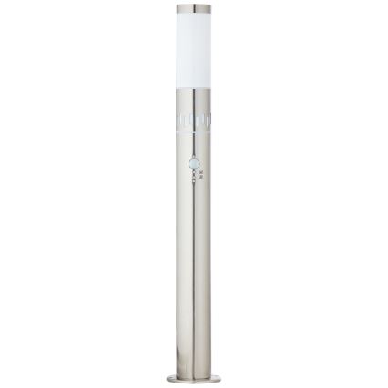 Brilliant - LED Vanjska lampa sa senzorom LEIGH LED/0,9W/230V + 1xE27/11W 80 cm IP44 sjajni krom