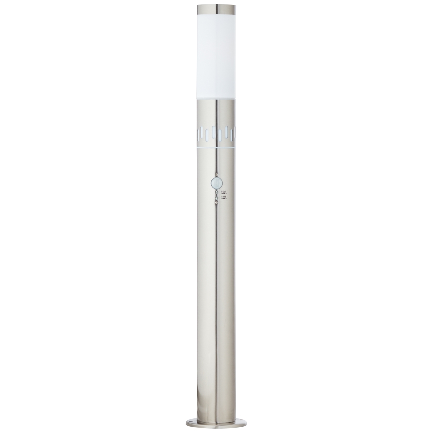 Brilliant - LED Vanjska lampa sa senzorom LEIGH LED/0,9W/230V + 1xE27/11W 80 cm IP44 sjajni krom