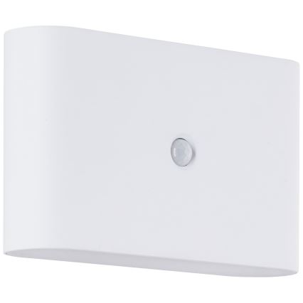 Brilliant - LED Vanjska punjiva zidna svjetiljka sa senzorom XINO LED/3W/5V IP44 bijela