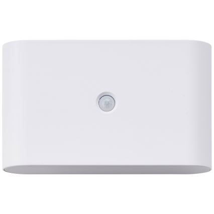 Brilliant - LED Vanjska punjiva zidna svjetiljka sa senzorom XINO LED/3W/5V IP44 bijela