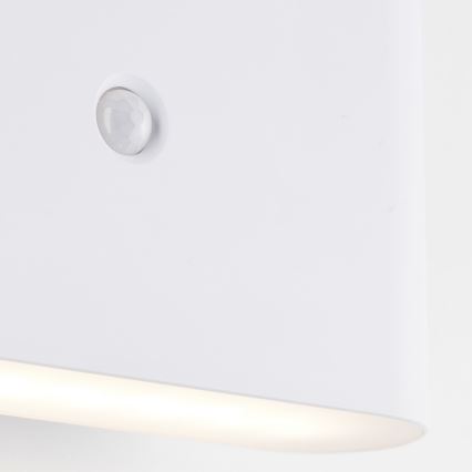 Brilliant - LED Vanjska punjiva zidna svjetiljka sa senzorom XINO LED/3W/5V IP44 bijela