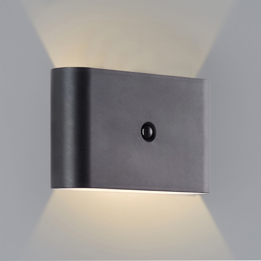 Brilliant - LED Vanjska punjiva zidna svjetiljka sa senzorom XINO LED/3W/5V IP44 crna