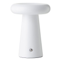 Brilliant - LED vanjska stolna lampa s dodirnim prigušivačem MUFFIN LED/3W/5V USB 2600 mAh IP44 bijela