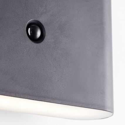 Brilliant - LED vanjsko zidno svjetlo s punjivom baterijom i senzorom XINO LED/3W/5V 3600 mAh IP44 crna