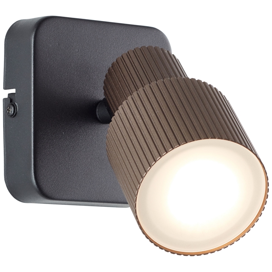 Brilliant - LED Zidna reflektorska svjetiljka CADIZ 1xGU10/5W/230V brončana