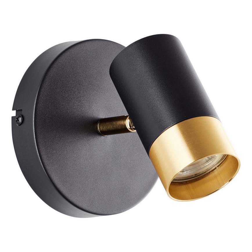 Brilliant - LED zidna reflektorska svjetiljka VIGOLO 1xGU10/5W/230V crna/zlatna
