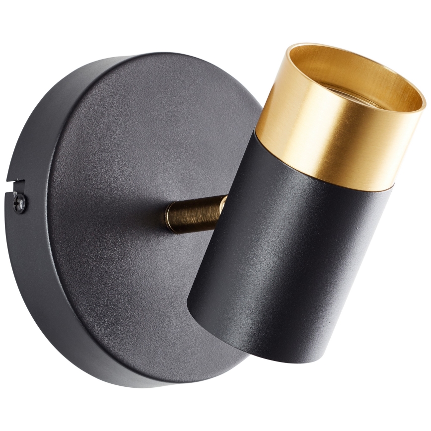 Brilliant - LED zidna reflektorska svjetiljka VIGOLO 1xGU10/5W/230V crna/zlatna