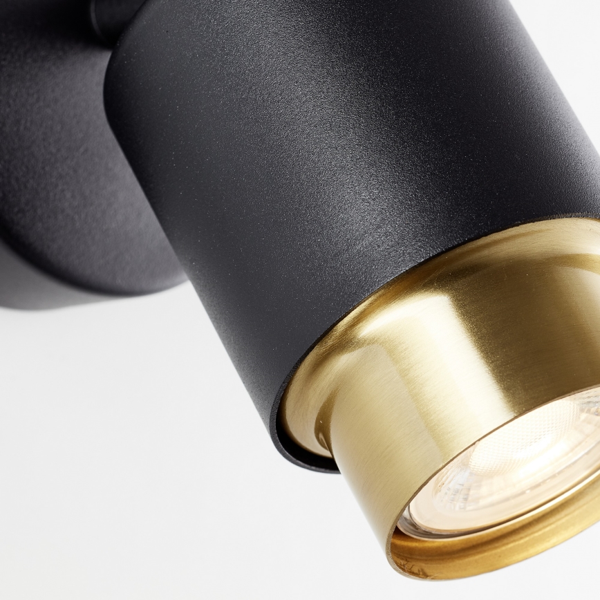 Brilliant - LED zidna spot svjetiljka COVELO 1xGU10/5W/230V crna/zlatna