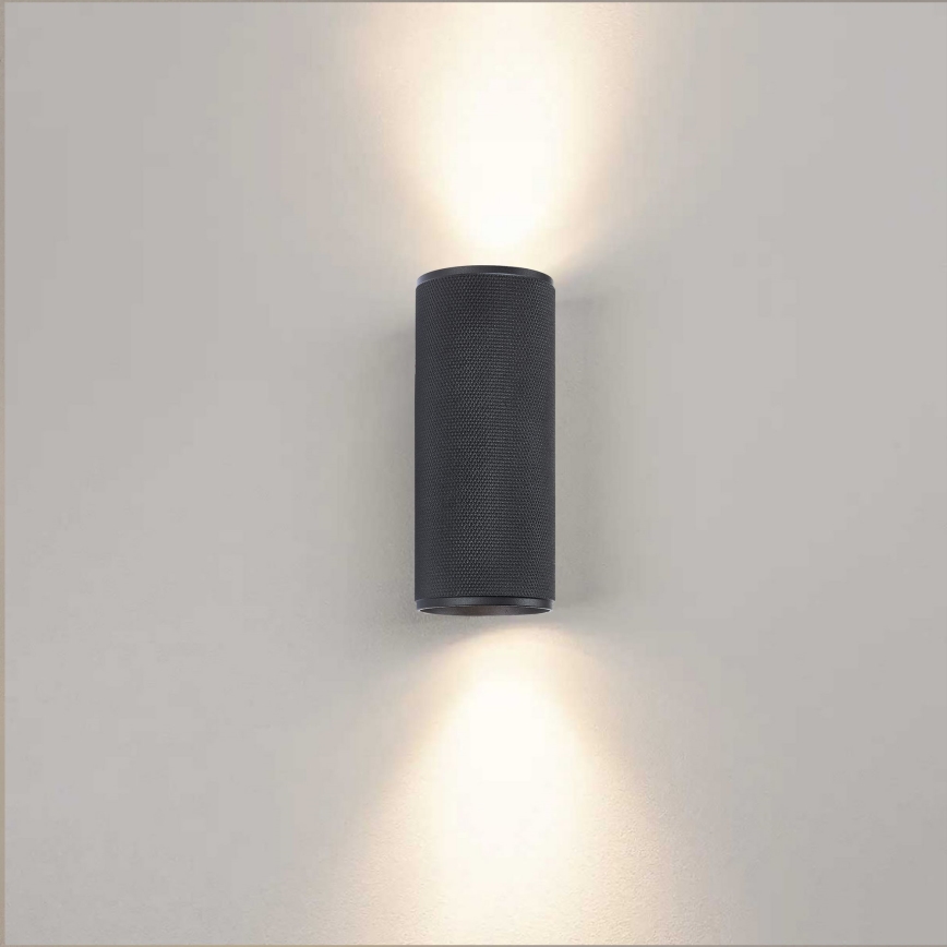 Brilliant - LED Zidna svjetiljka MARTY 2xGU10/5W/230V crna