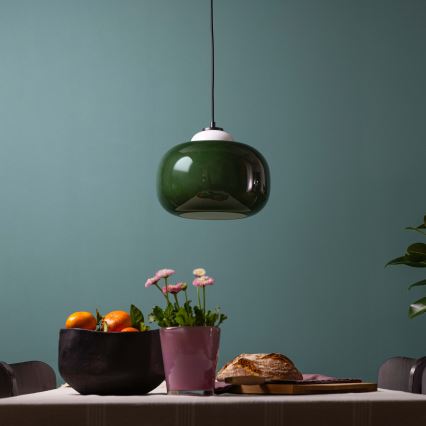 Brilliant - Luster na kabelu BLOP 1xE27/60W/230V zelena