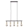 Brilliant - Luster na sajli 5xE27/28W/230V crna/mesing