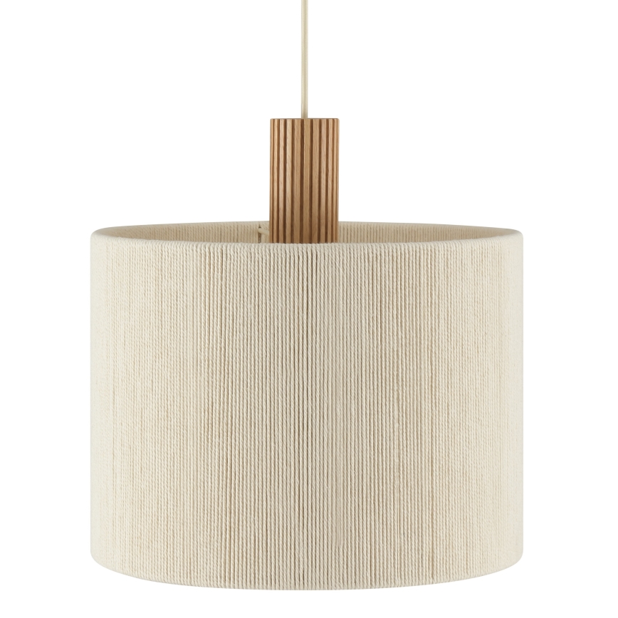 Brilliant - Luster na sajli ARLO 1xE27/20W/230V promjer 35 cm krem boje