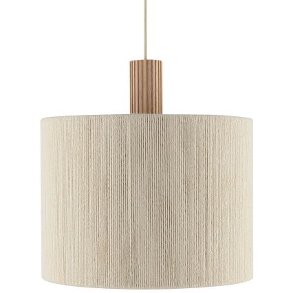Brilliant - Luster na sajli ARLO 1xE27/20W/230V promjer 35 cm krem boje
