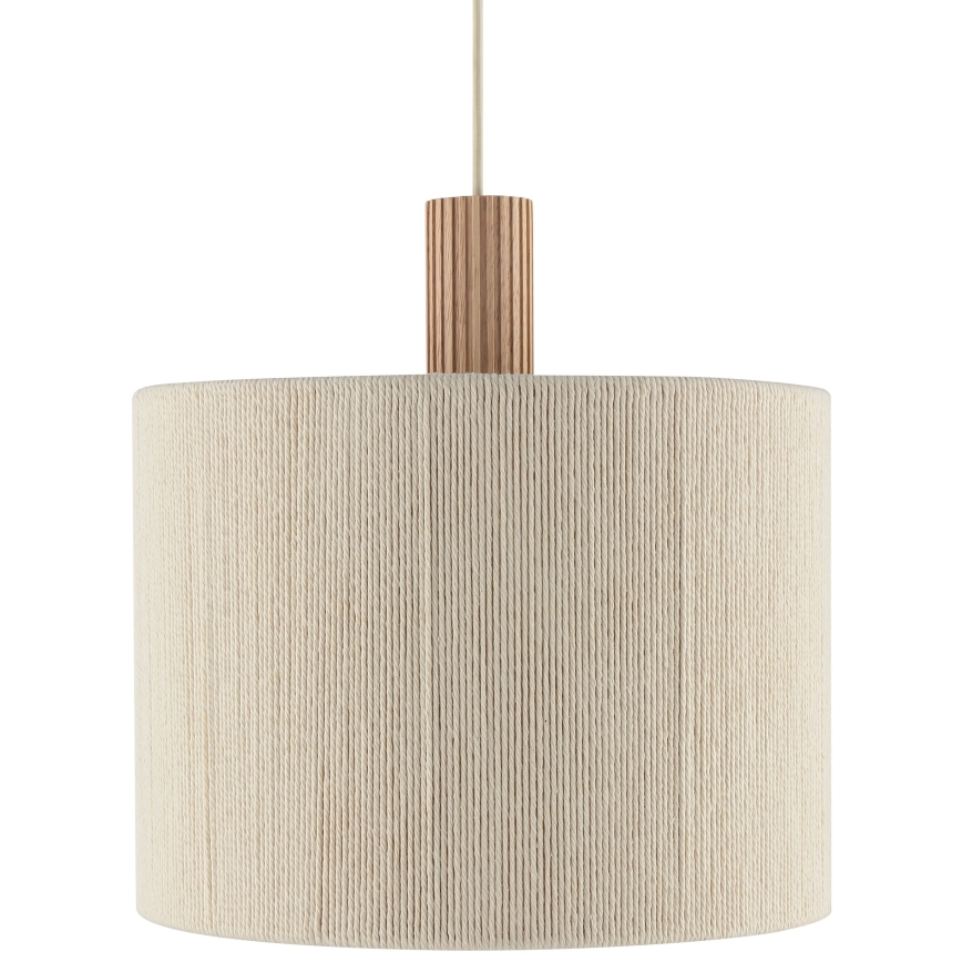 Brilliant - Luster na sajli ARLO 1xE27/20W/230V promjer 35 cm krem boje