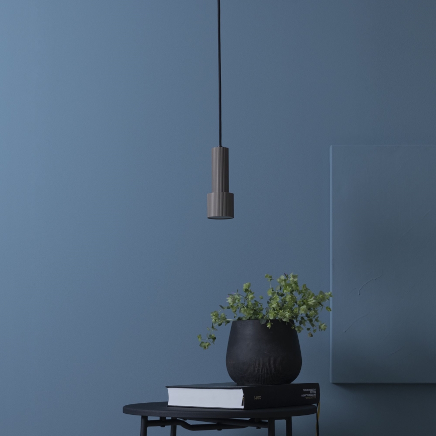 Brilliant - Luster na sajli CADIZ 1xGU10/10W/230V pr. 12,5 cm brončana