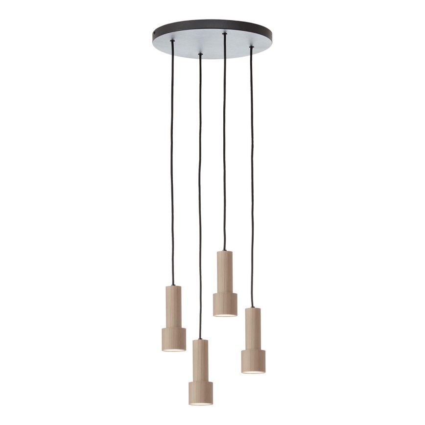 Brilliant - Luster na sajli CADIZ 4xGU10/10W/230V pr. 35 cm brončana