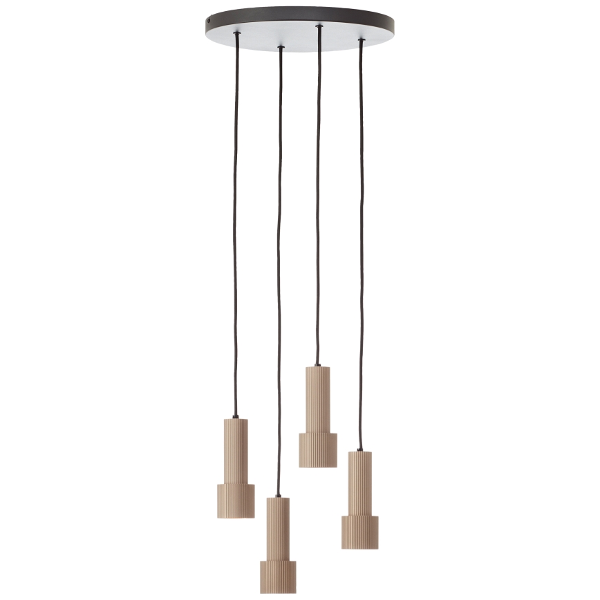 Brilliant - Luster na sajli CADIZ 4xGU10/10W/230V pr. 35 cm brončana