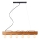 Brilliant - Luster na sajli CALANDRA 6xE27/42W/230V bor