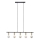Brilliant - Luster na sajli KERRY 5xE27/40W/230V crna/mesing