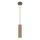 Brilliant - Luster na sajli LAKEWOOD 1xGU10/10W/230V Ø 10 cm smeđa