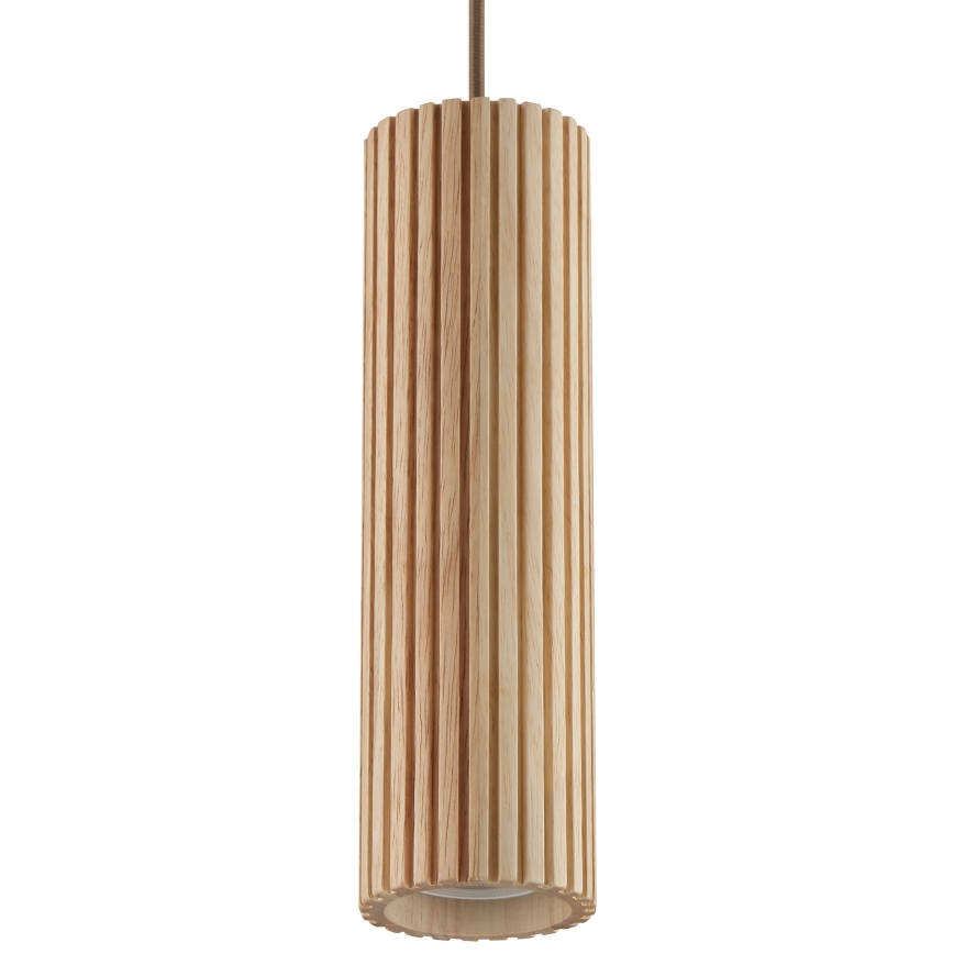 Brilliant - Luster na sajli LAKEWOOD 1xGU10/10W/230V Ø 10 cm smeđa