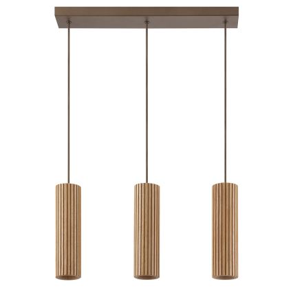 Brilliant - Luster na sajli LAKEWOOD 3xGU10/10W/230V smeđa