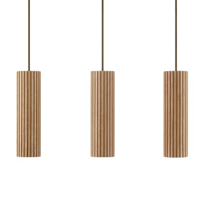 Brilliant - Luster na sajli LAKEWOOD 3xGU10/10W/230V smeđa