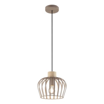Brilliant - Luster na sajli NORDIC CAGE 1xE27/20W/230V pr. 25 cm bež